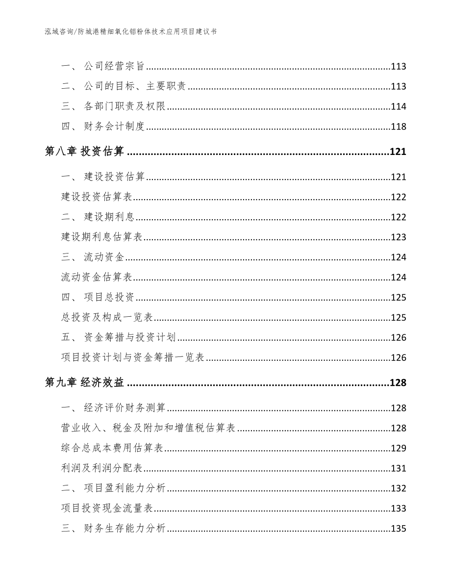 防城港精细氧化铝粉体技术应用项目建议书_第4页