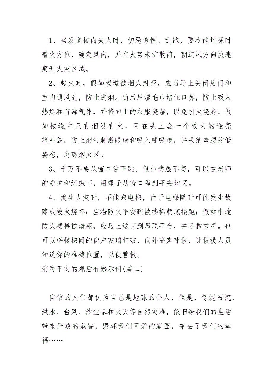 消防平安的观后感示例 5篇_第3页