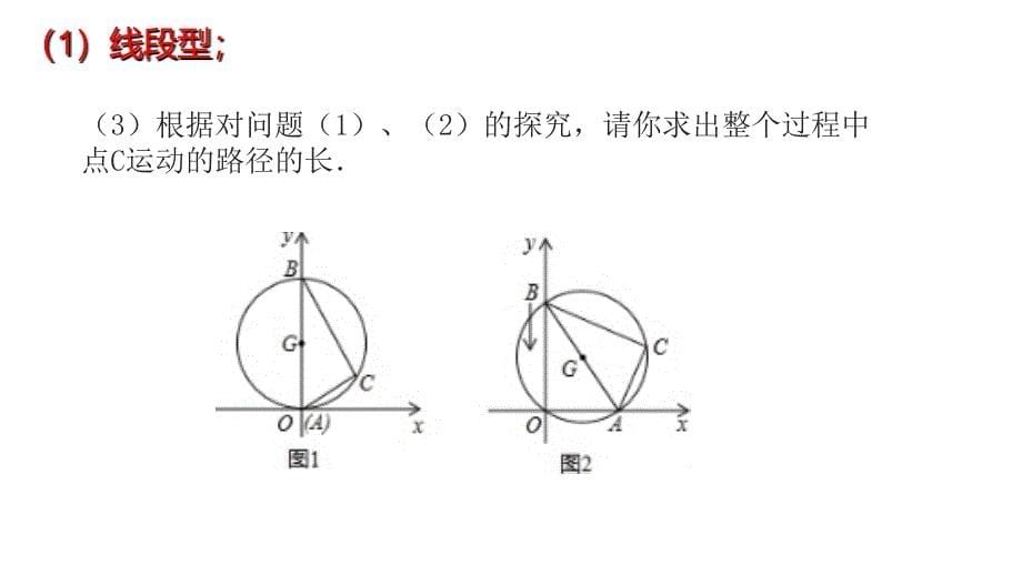 新华东师大版九年级数学下册27章圆动点运动路径问题课件24_第5页