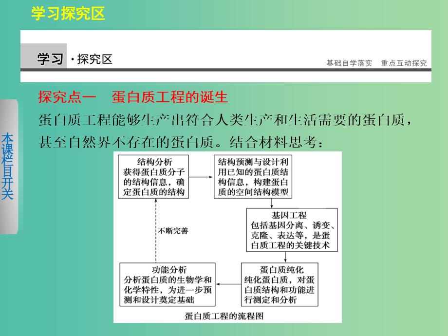 高中生物 4.4 蛋白质工程的崛起课件 北师大版选修3.ppt_第3页