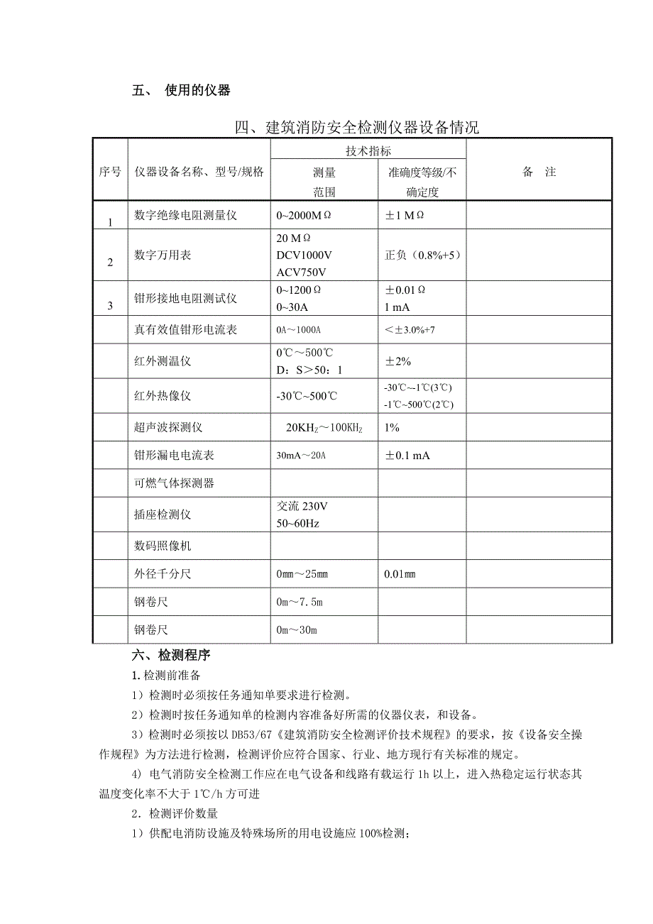 电气设施检测作业指导书_第2页