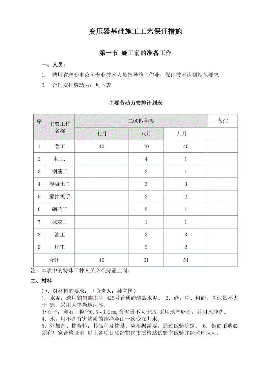 变压器油变基础工艺要求_第1页