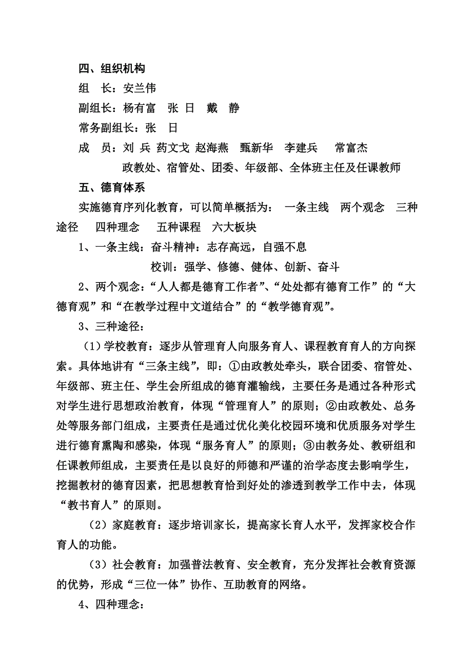 奋斗中学德育工作序列方案(定_第3页