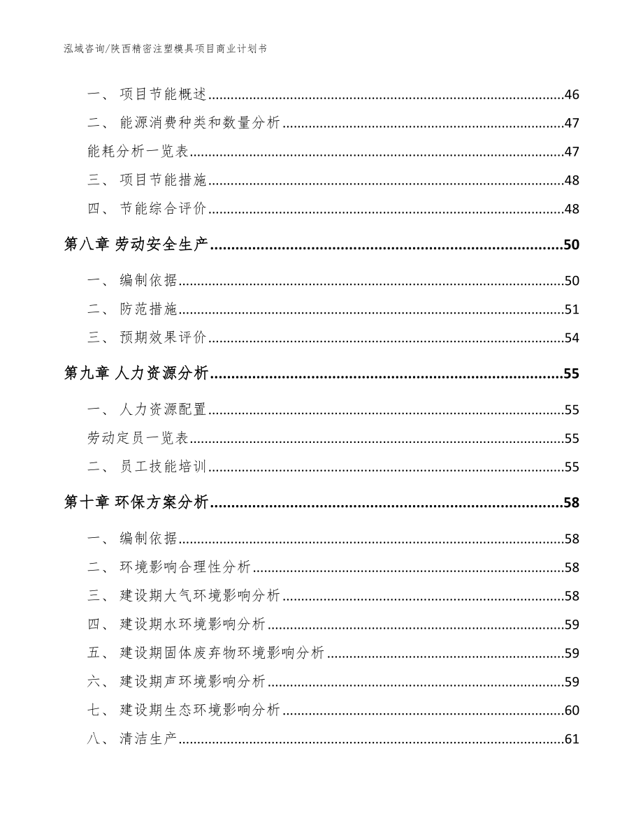 陕西精密注塑模具项目商业计划书【模板参考】_第4页