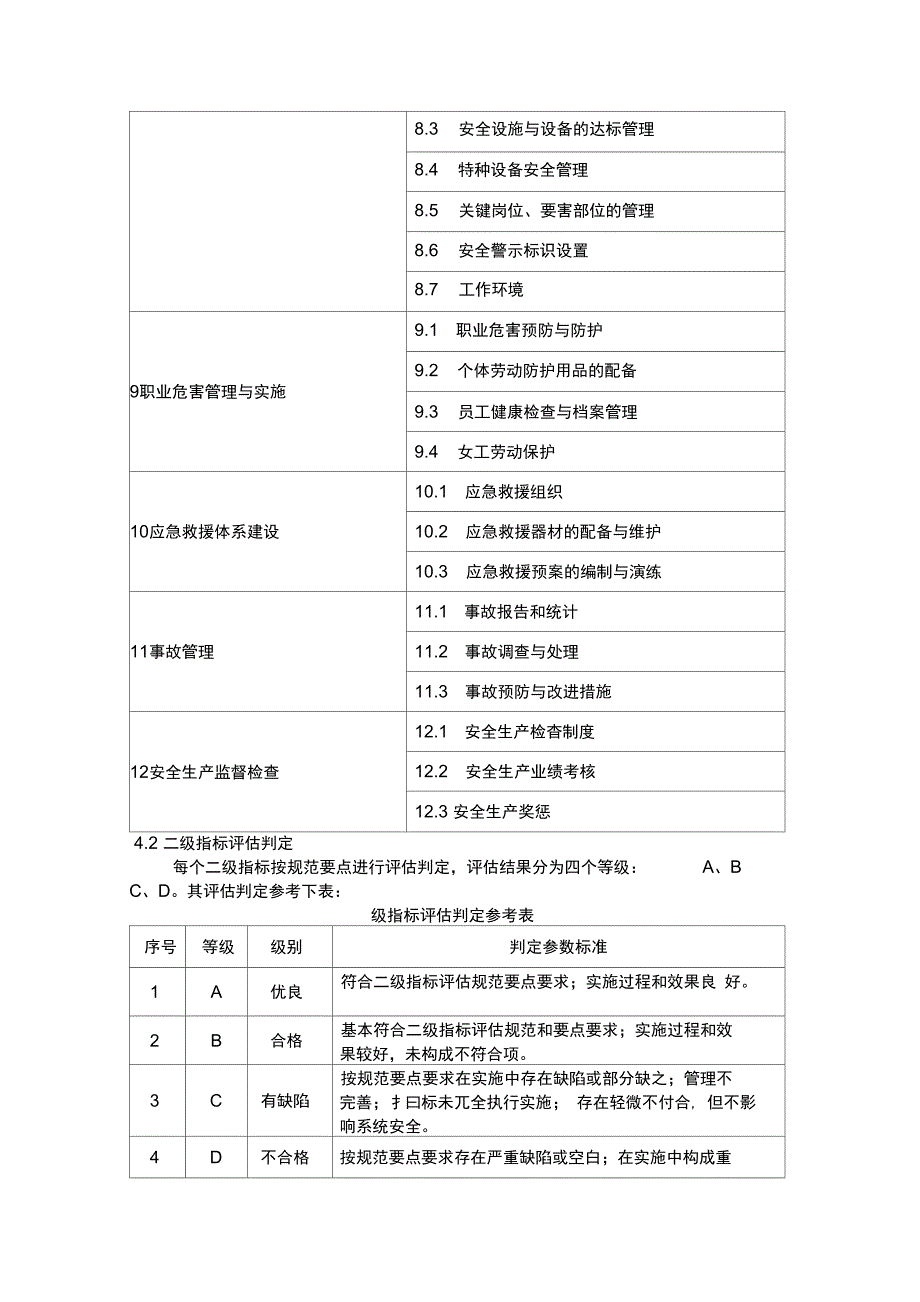 水电施工企业项目安全生产绩效评估手册_第4页