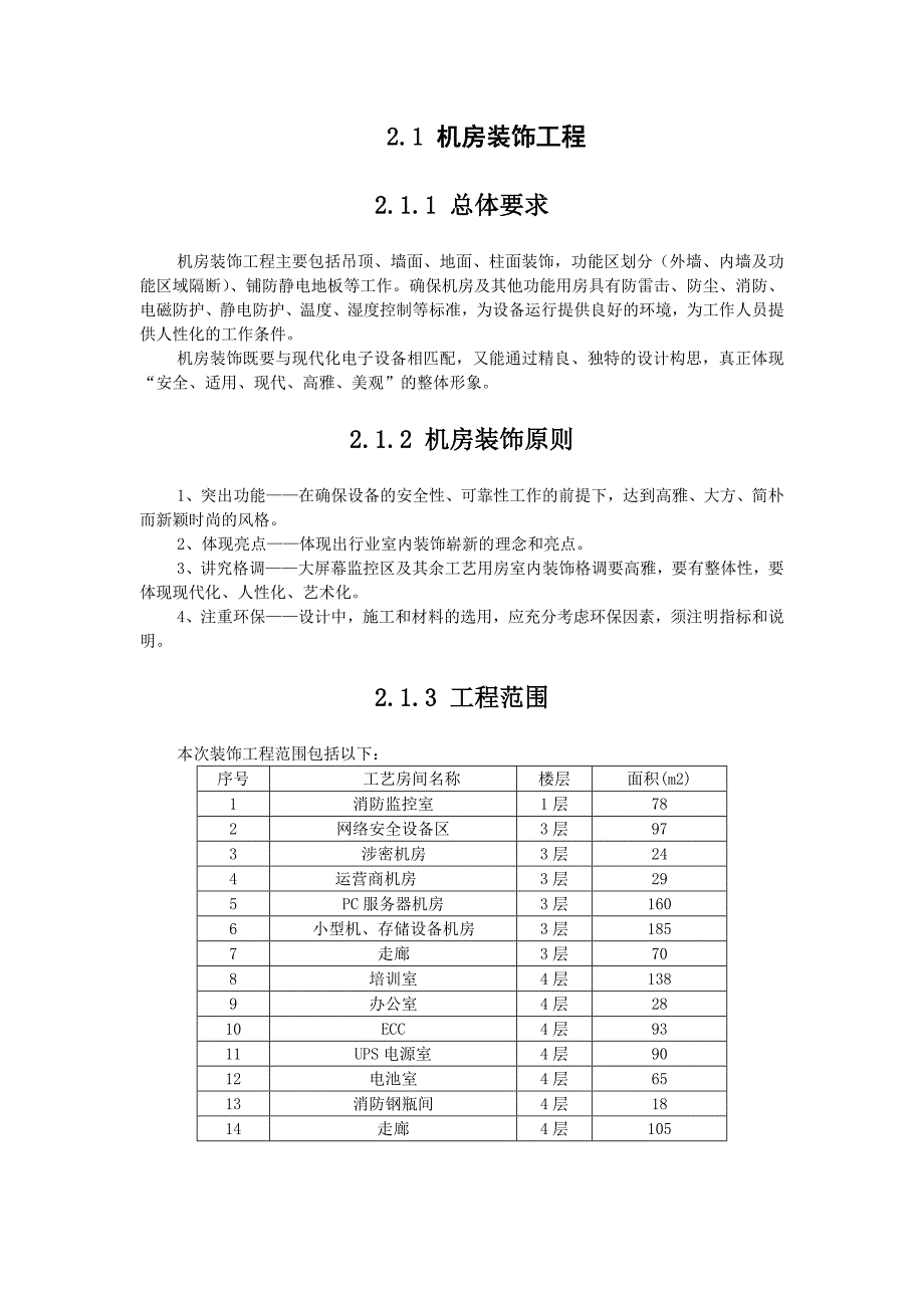 某数据中心工程需求说明书_第4页