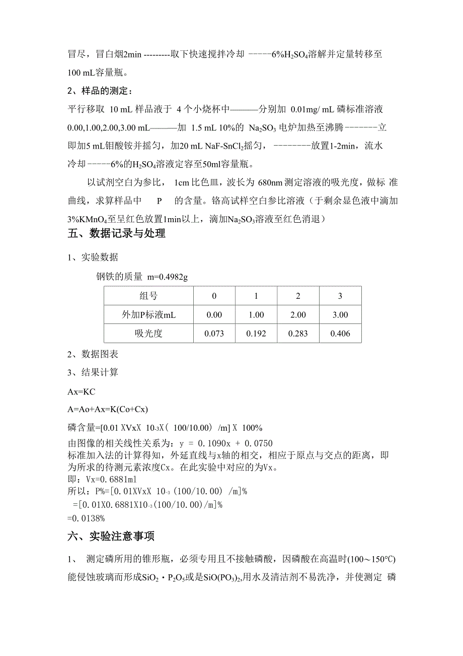 钢铁中磷的测定磷钼蓝吸光光度法_第4页