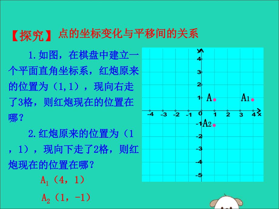 七年级数学下册第七章平面直角坐标系7.2坐标方法的简单应用7.2.2用坐标表示平移教学课件1新版新人教版_第3页