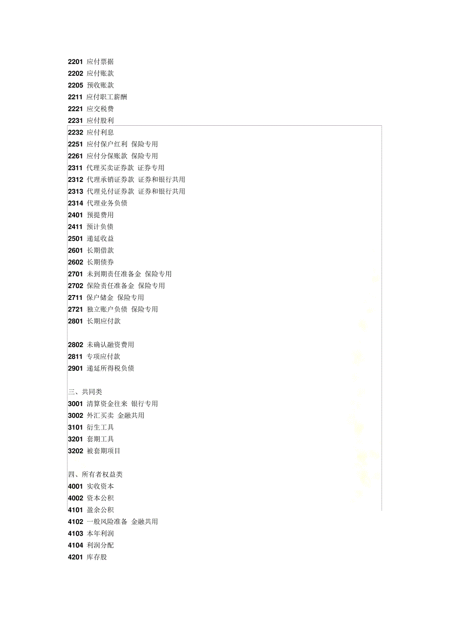 新会计准则科目_第4页