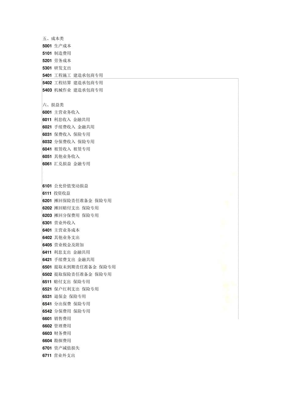 新会计准则科目_第5页