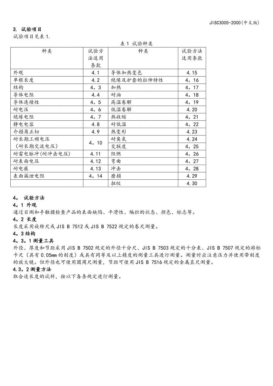 JISC3005-2000(中文版).doc_第5页