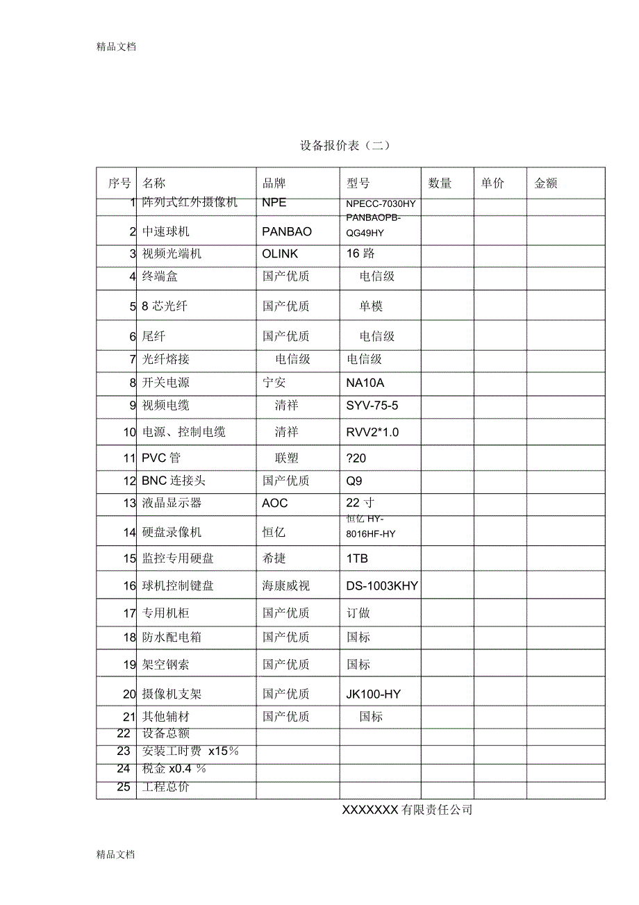 投标书范本复习课程_第3页