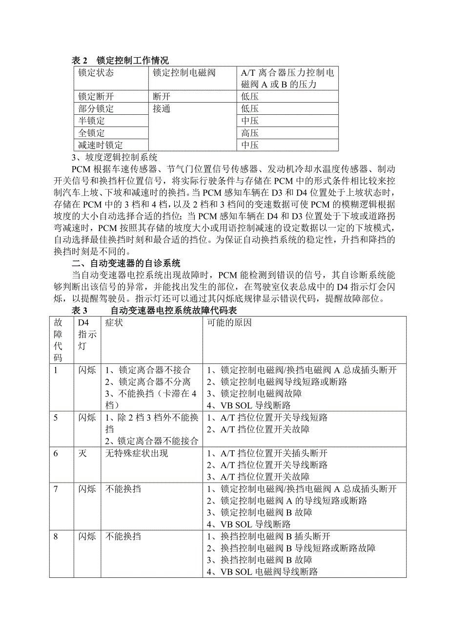 广州本田雅阁轿车自动变速器电控系统控制原理与诊断_第2页