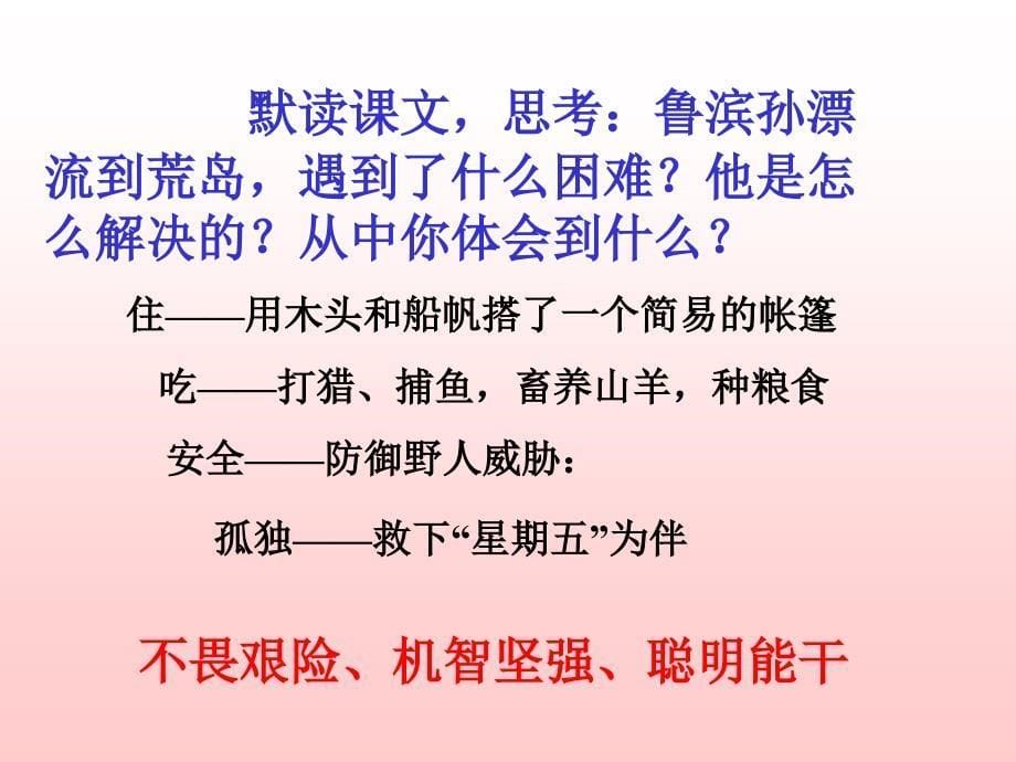 《鲁滨孙漂流记》教学课件1_第5页