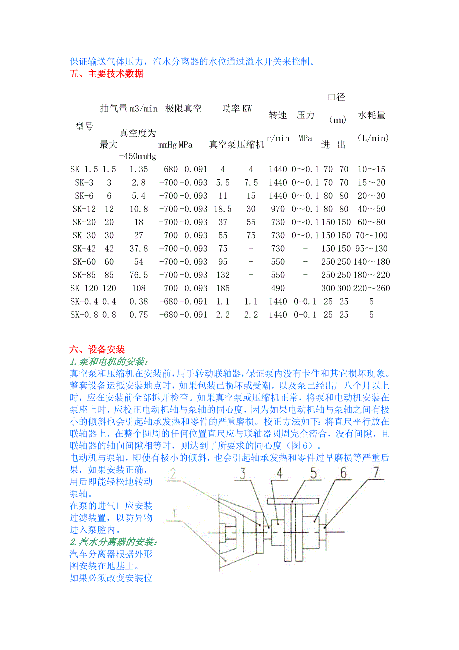 SK水环真空泵说明书.doc_第4页