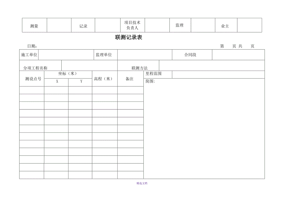 土方联测记录表-_第2页
