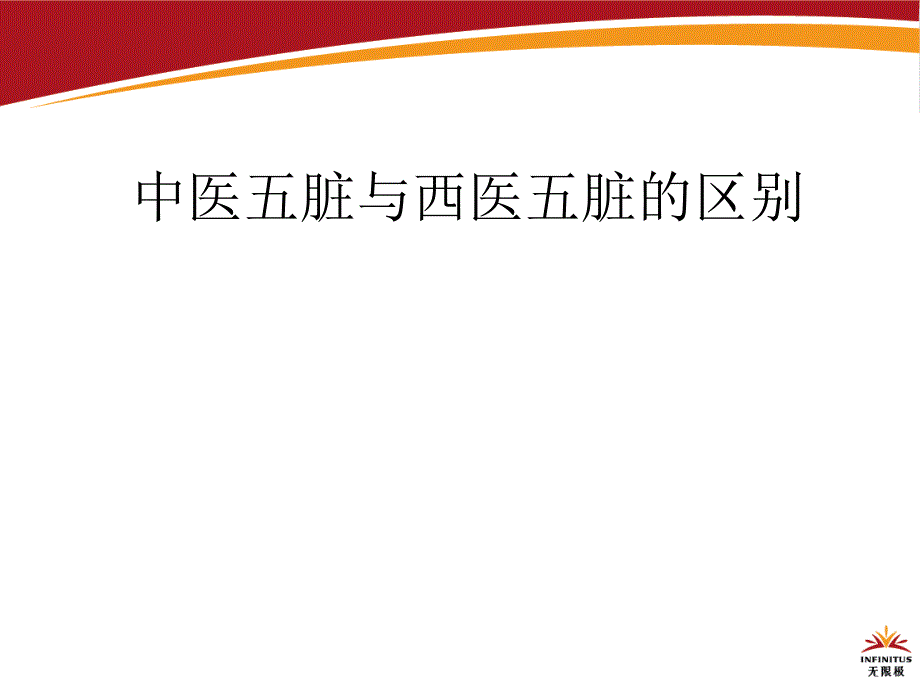 中医五脏和西医五脏的区别_第1页