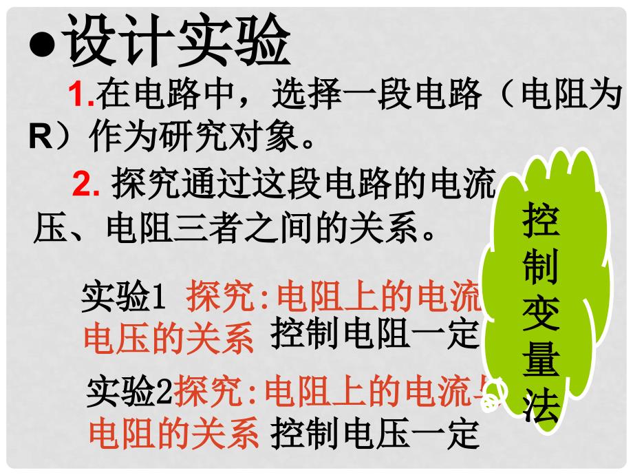 八年级物理下册 7.1探究电阻上的电流跟两端电压的关系课件 人教新课标版_第4页