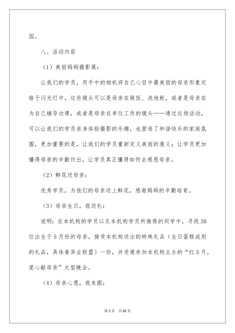 活动方案策划书_第3页