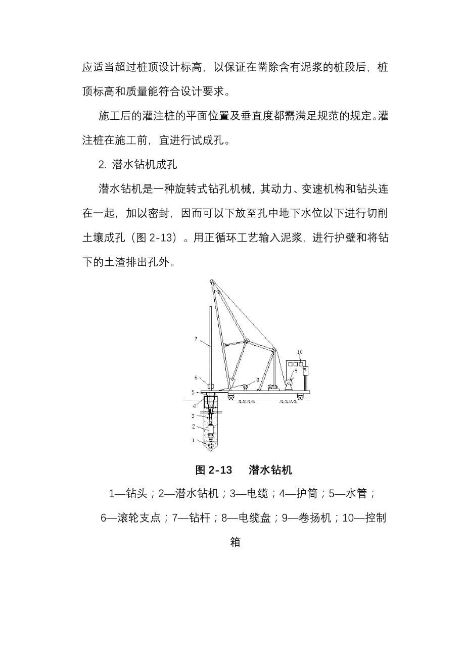 灌注桩施工工艺和方法.doc_第5页