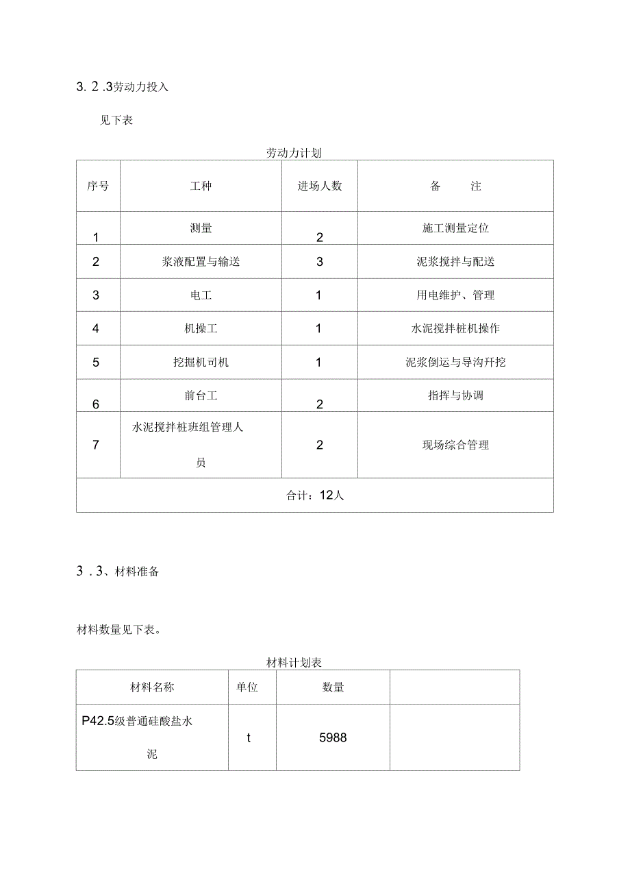 三轴水泥搅拌施工方案_第4页