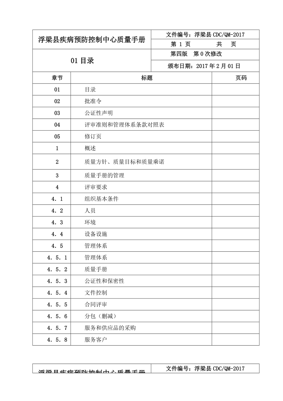 浮梁县CDC质量管理手册_第3页