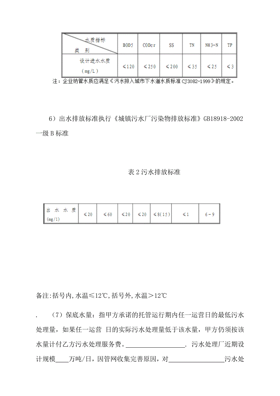 污水处理厂运营合同书(范本)_第4页