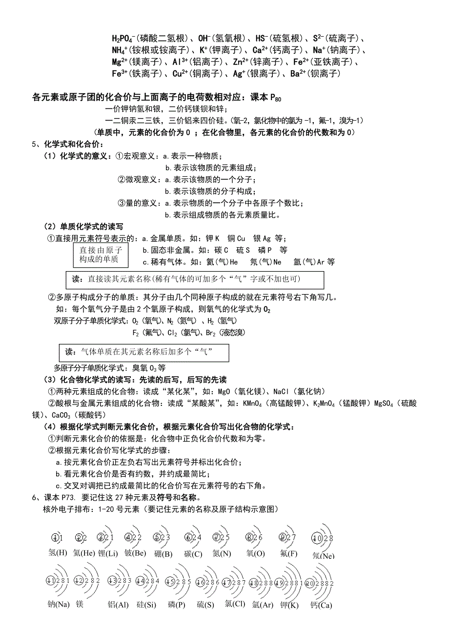 中考化学知识点归纳及解题目技巧_第3页