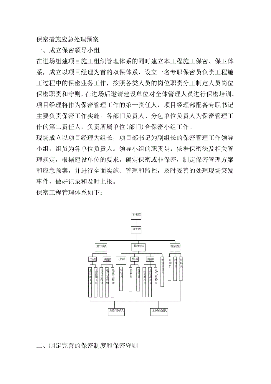 保密措施应急处理预案.doc_第1页