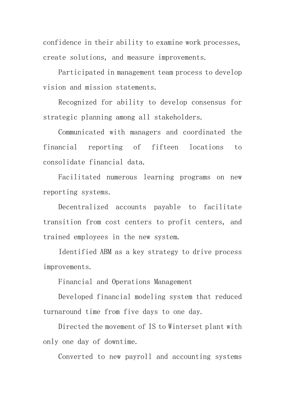 2023年 金融专员个人英文简历模板_第4页