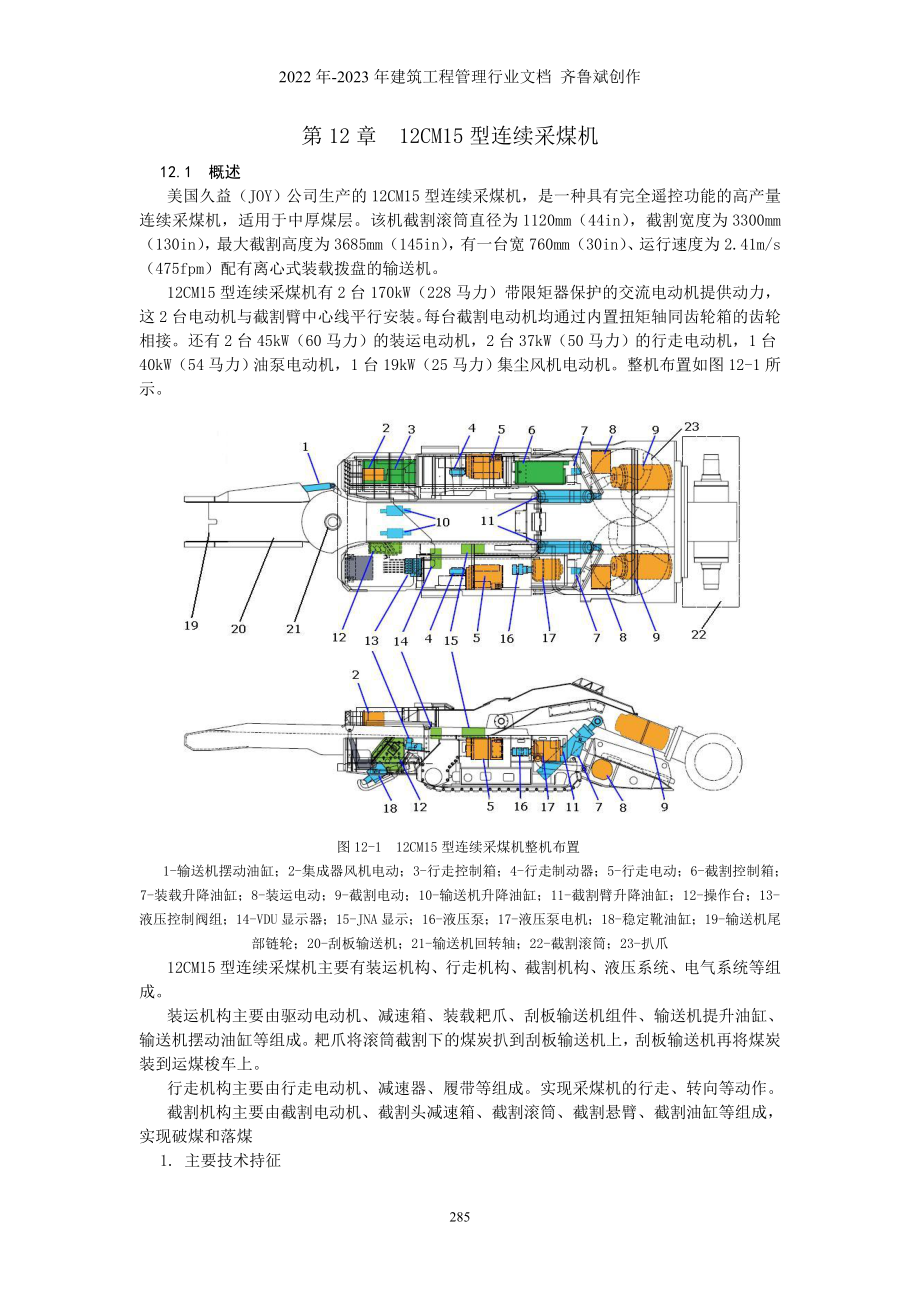 第12章12CM15型连续采煤机_第1页