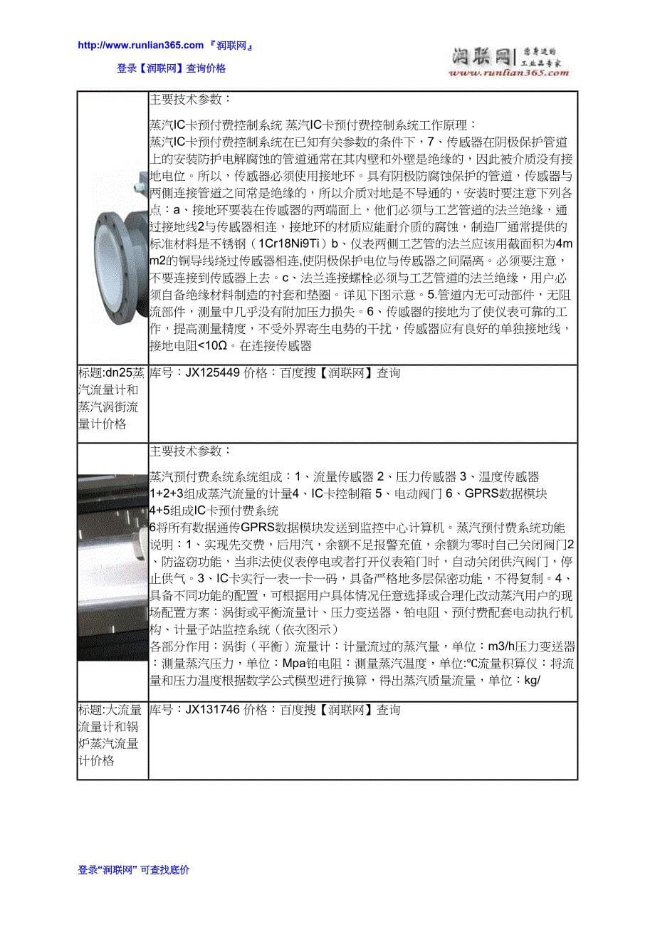 MR系列新型智能小流量液体流量计和abb蒸汽流量计价格_第5页