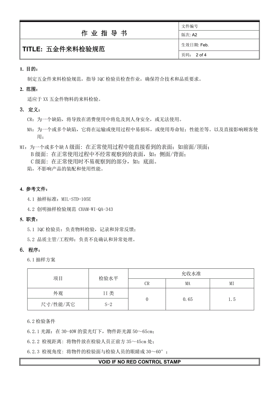 五金件来料检验规范_第2页