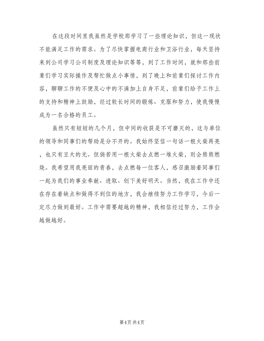 客服人员试用期工作总结模板（二篇）.doc_第4页