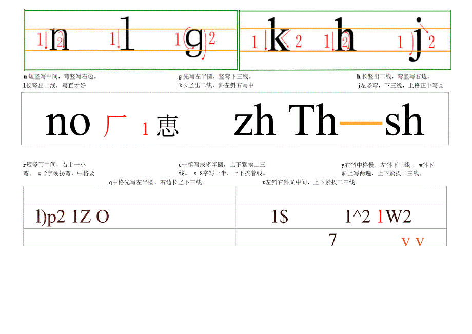 汉语拼音书写格式及笔顺_第2页