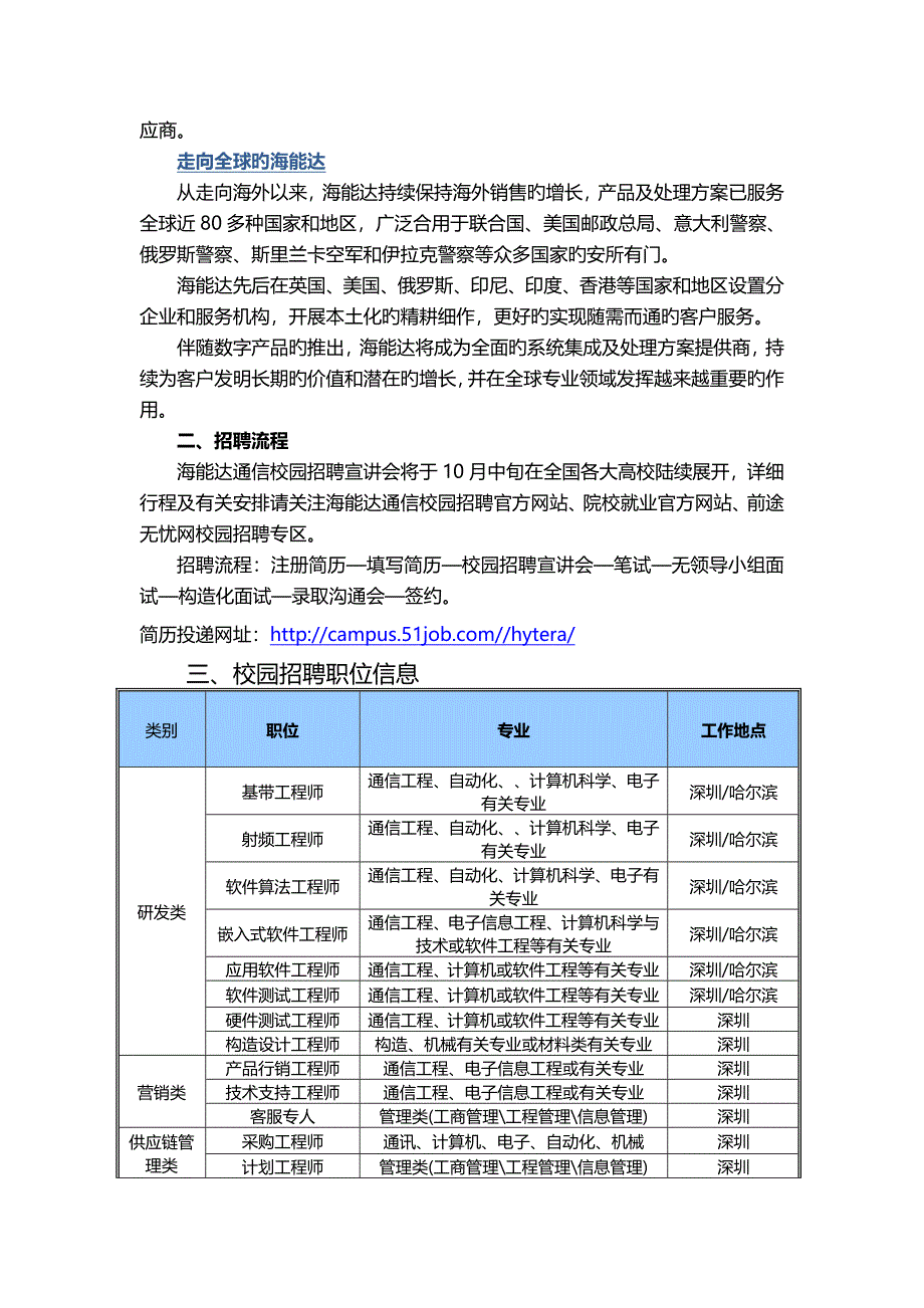 海能达通信股份有限公司校园招聘简章广州_第2页