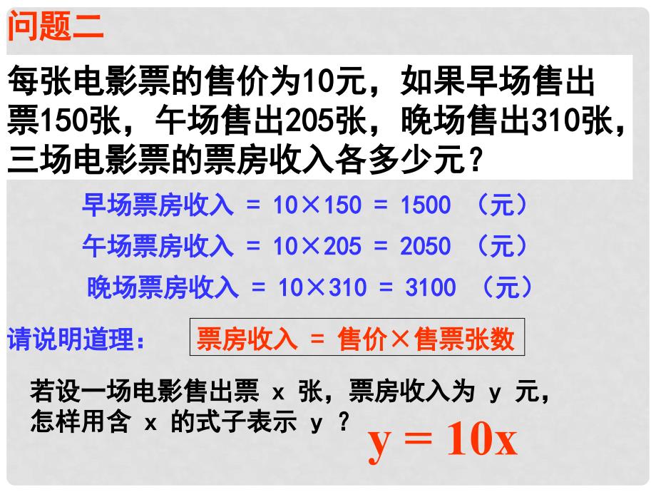 河南省洛阳市东升第二中学八年级数学上册《14.1.1 变量与常量》课件 新人教版_第3页