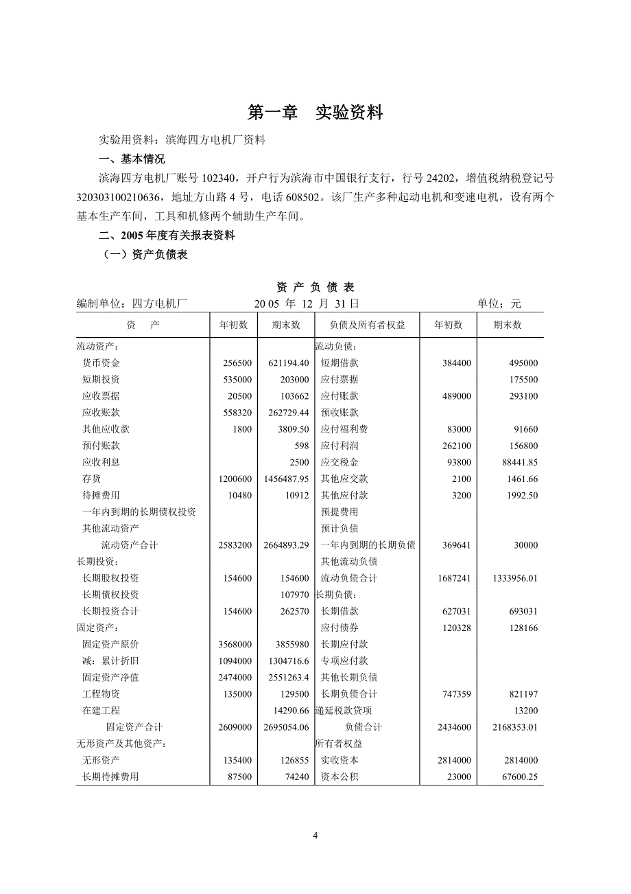 财务分析实验报告书.doc_第4页