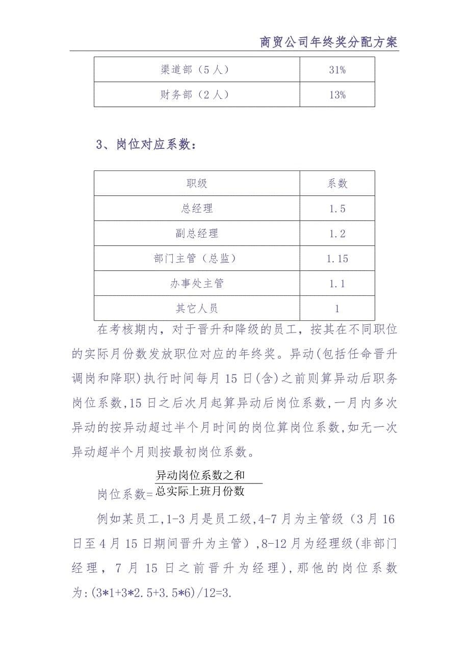 0-【精编资料】-28-商贸公司年终奖分配方案（天选打工人）.docx_第5页