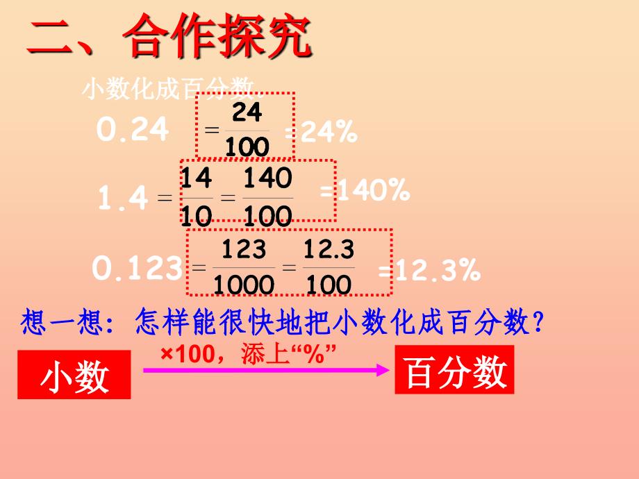 2022六年级数学上册6.2百分率小数和分数化成百分数课件2新人教版_第4页