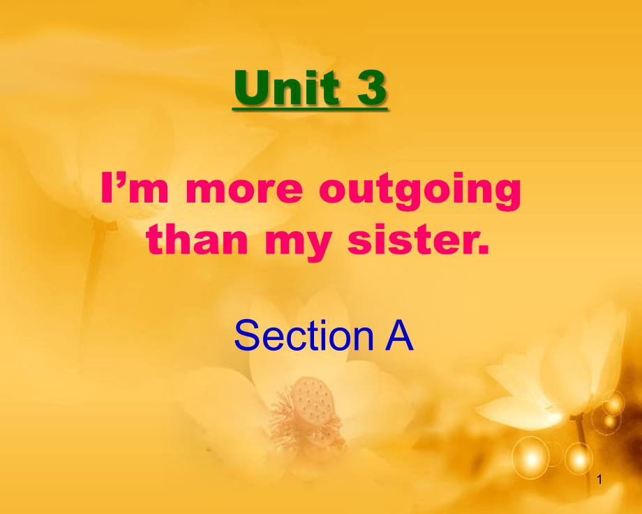 人教版八年级上册英语Unit3课堂PPT_第1页