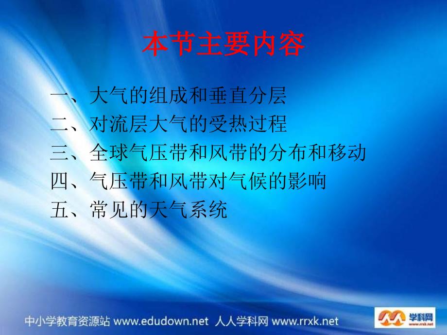 湘教版地理必修1大气环境ppt课件1_第2页