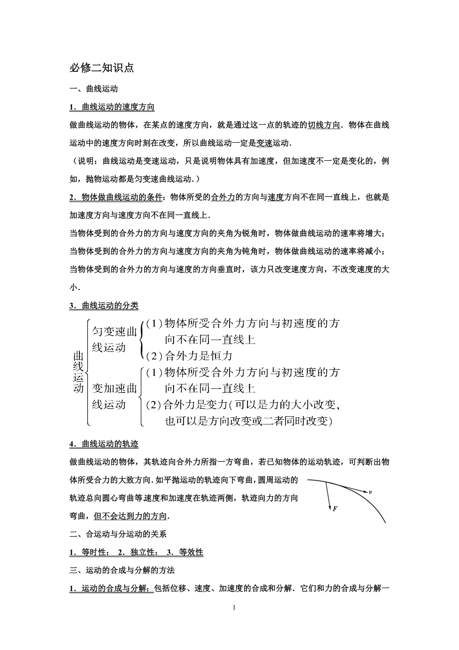 高中物理必修二知识点.doc_第1页