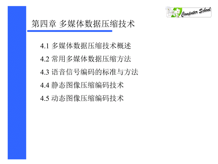 第四章多媒体数据压缩技术介绍_第2页