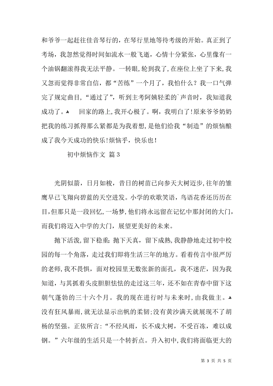 有关初中烦恼作文4篇_第3页