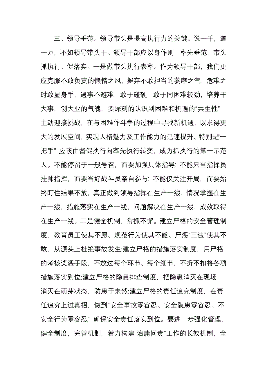 提高执行力自查报告_第3页