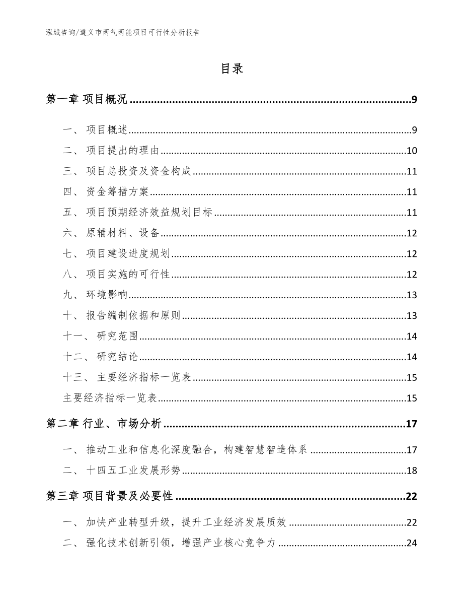 遵义市两气两能项目可行性分析报告_第2页