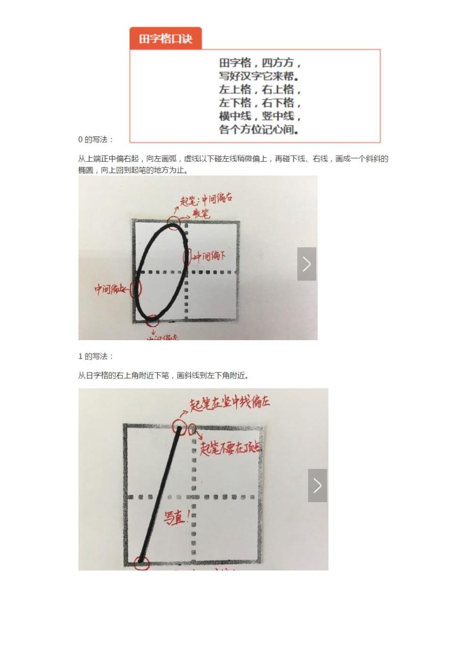 数字书写规范笔顺幼儿小学学写数字_第1页