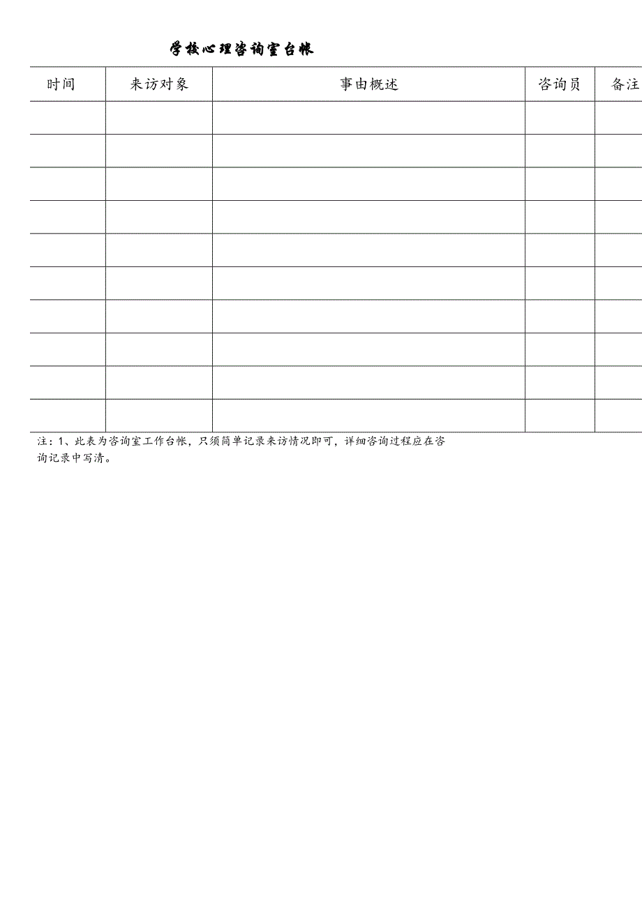 学校心理咨询室必备档案资料制度汇编大全(最新)_第3页