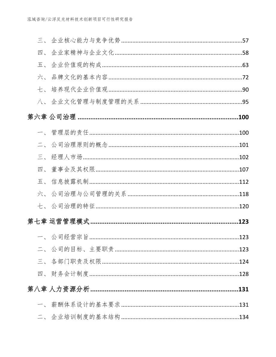 云浮反光材料技术创新项目可行性研究报告_模板参考_第5页